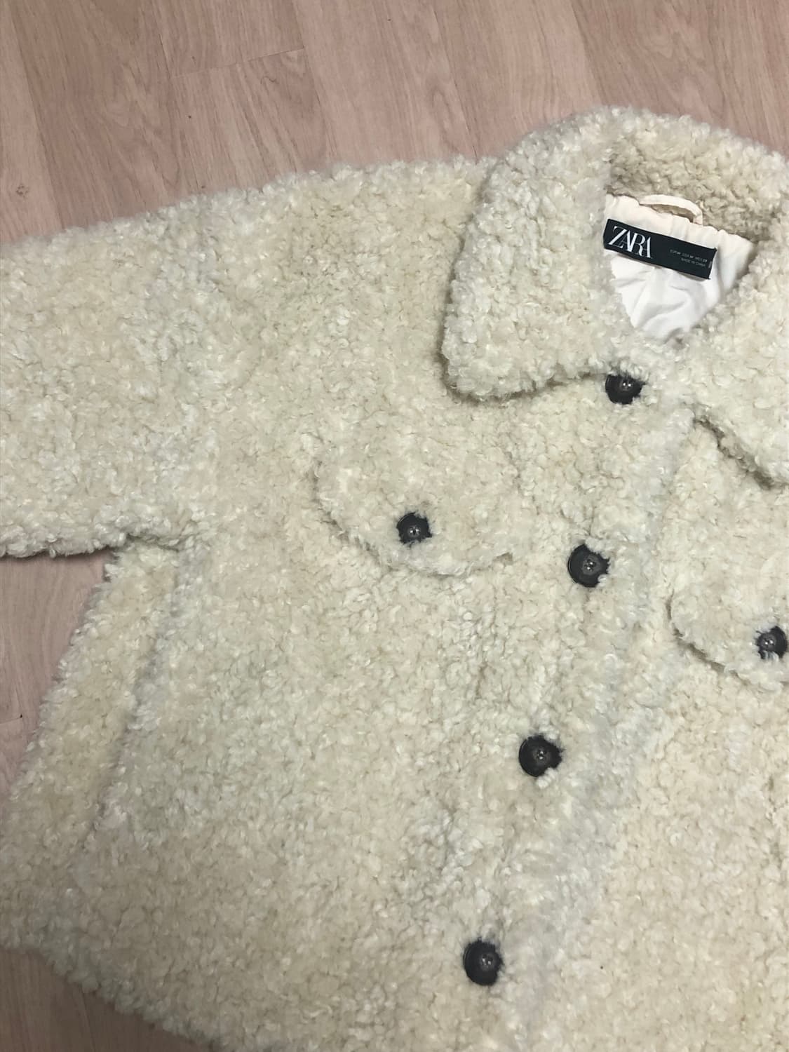 자라 양털 시어링 자켓 상품이미지2