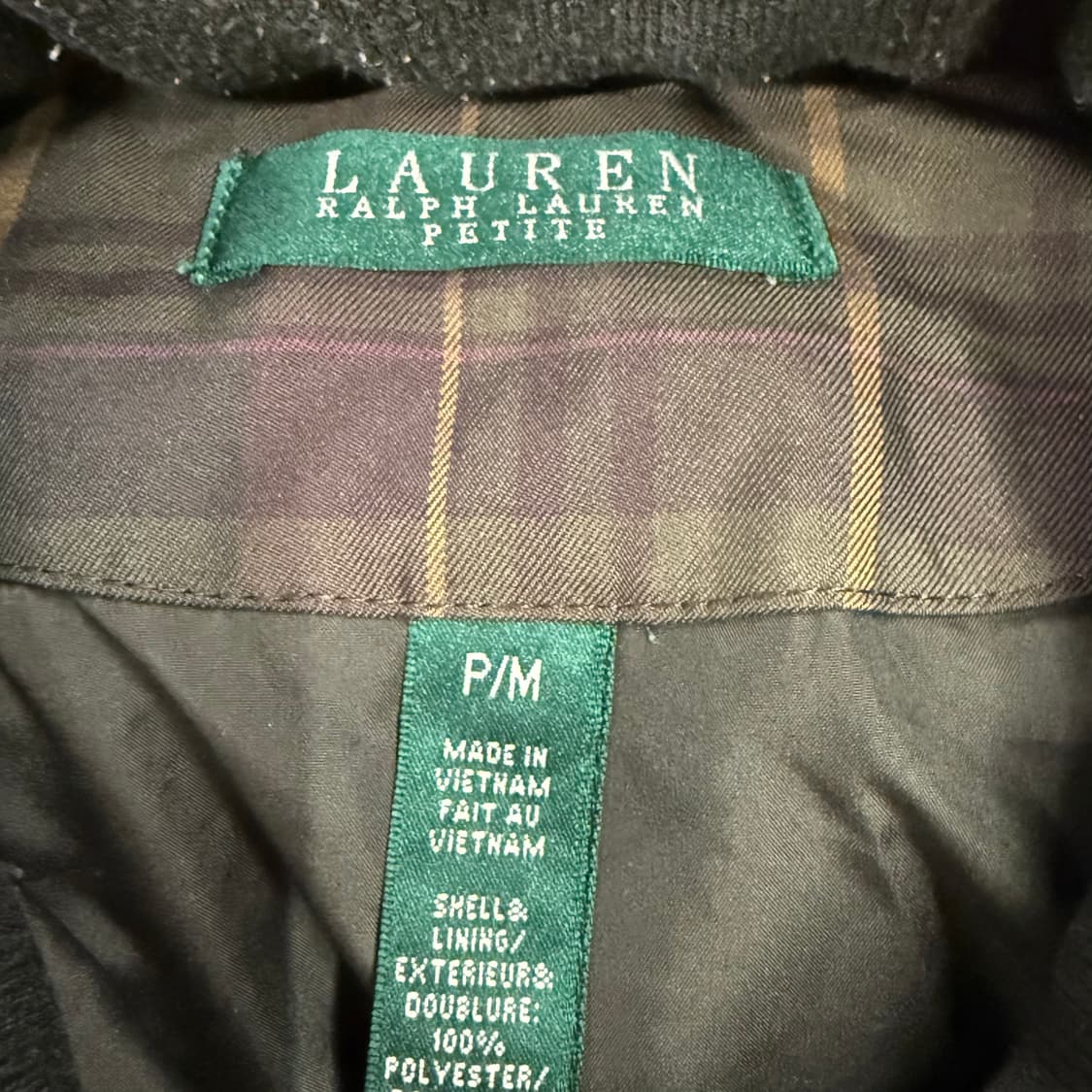 [정품] 폴로 랄프로렌 체크 퀼팅 조끼 패딩 베스트 b17 상품이미지4