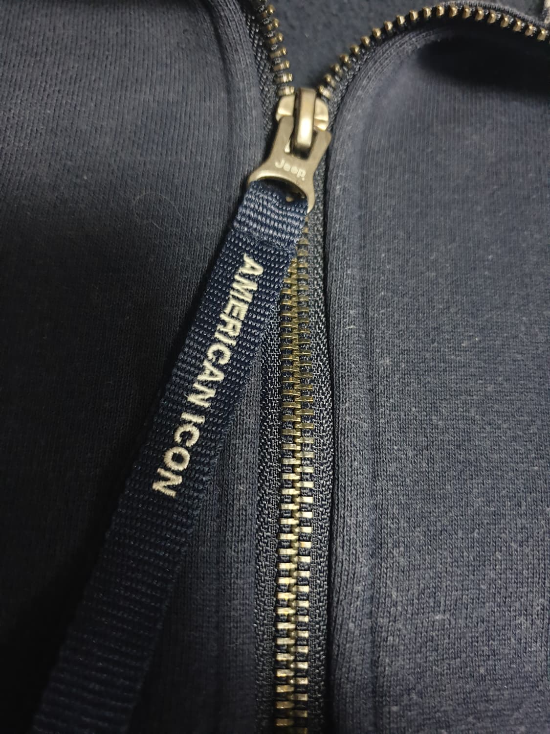 JEEP 아메리칸 아이콘 루즈핏 하프집업 맨투맨 네이비 (L) 상품이미지3