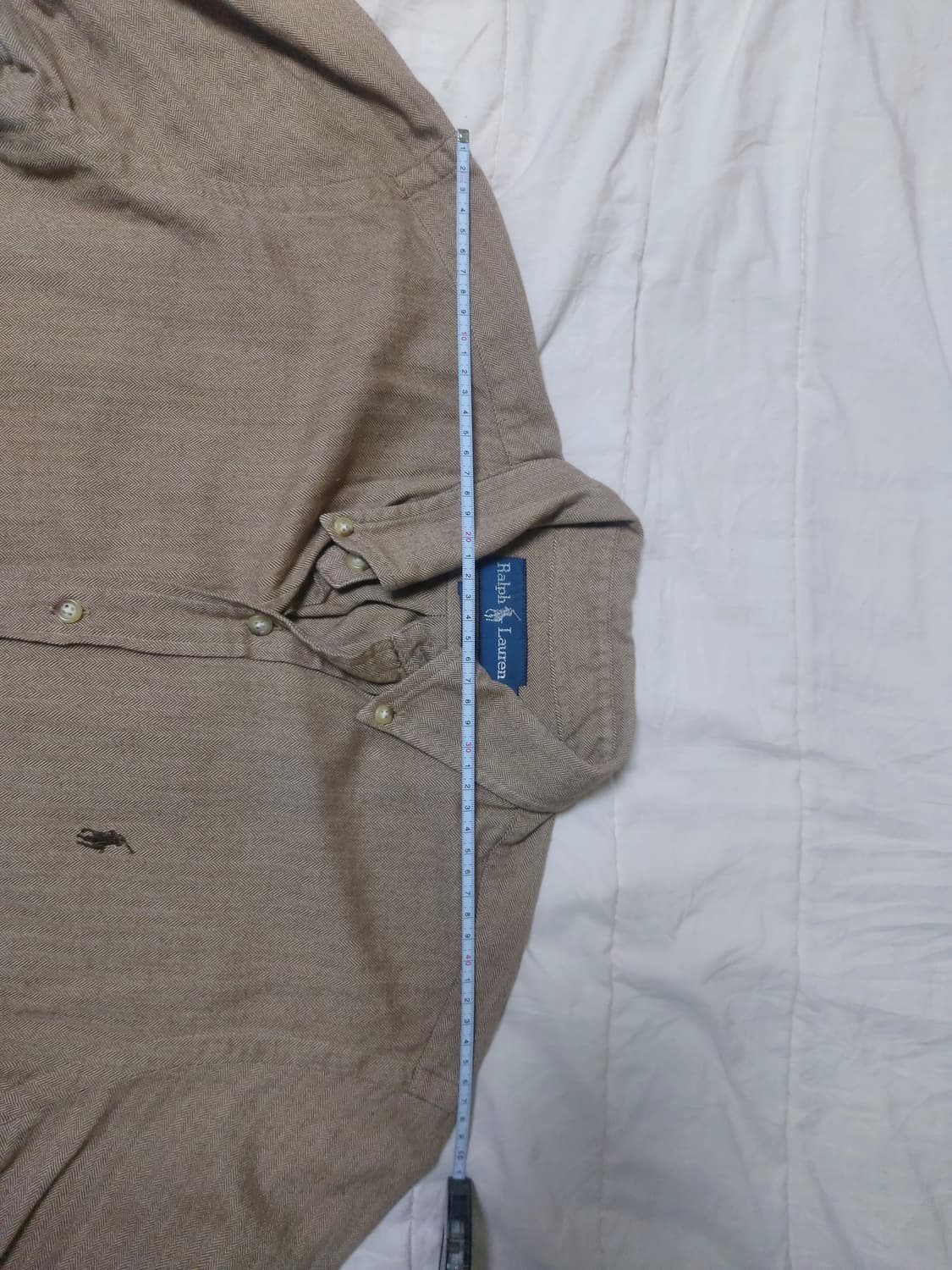 폴로 헤링본 브라운 셔츠 상품이미지9