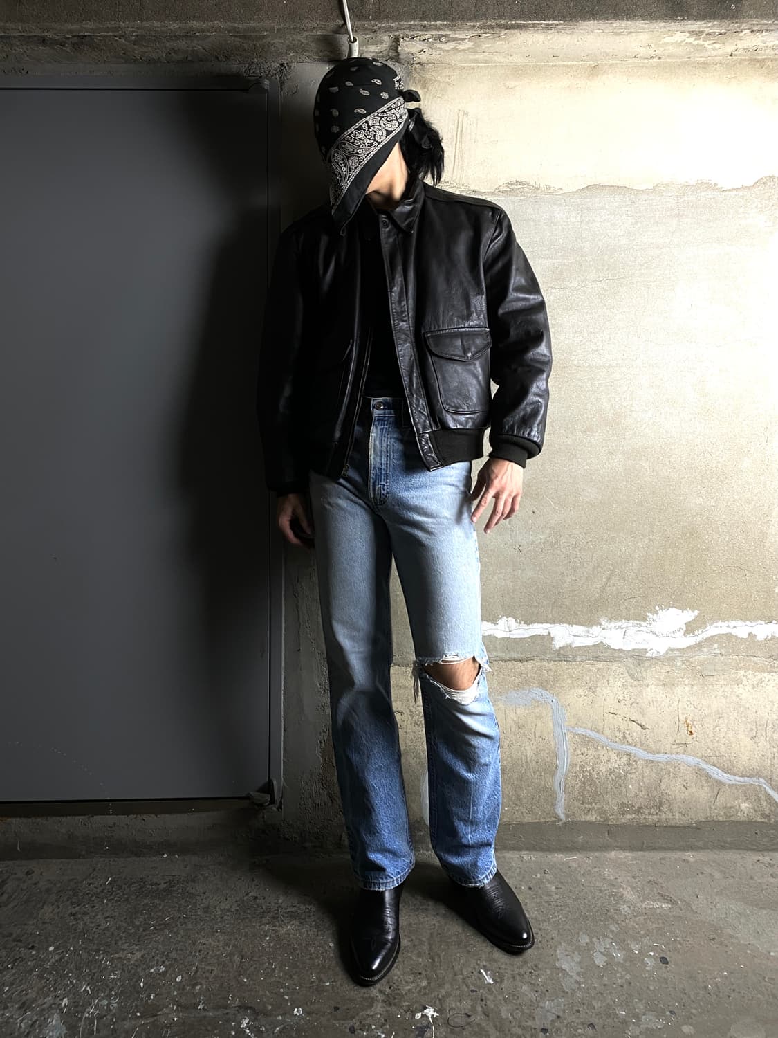 80's 빈티지 스피왁 A2 자켓 레더 자켓 항공자켓 상품이미지8