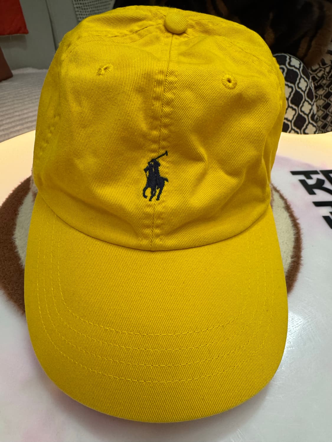 🧢 Polo 폴로 랄프로렌 클래식 포니 로고 볼캡 (옐로우) 상품이미지3