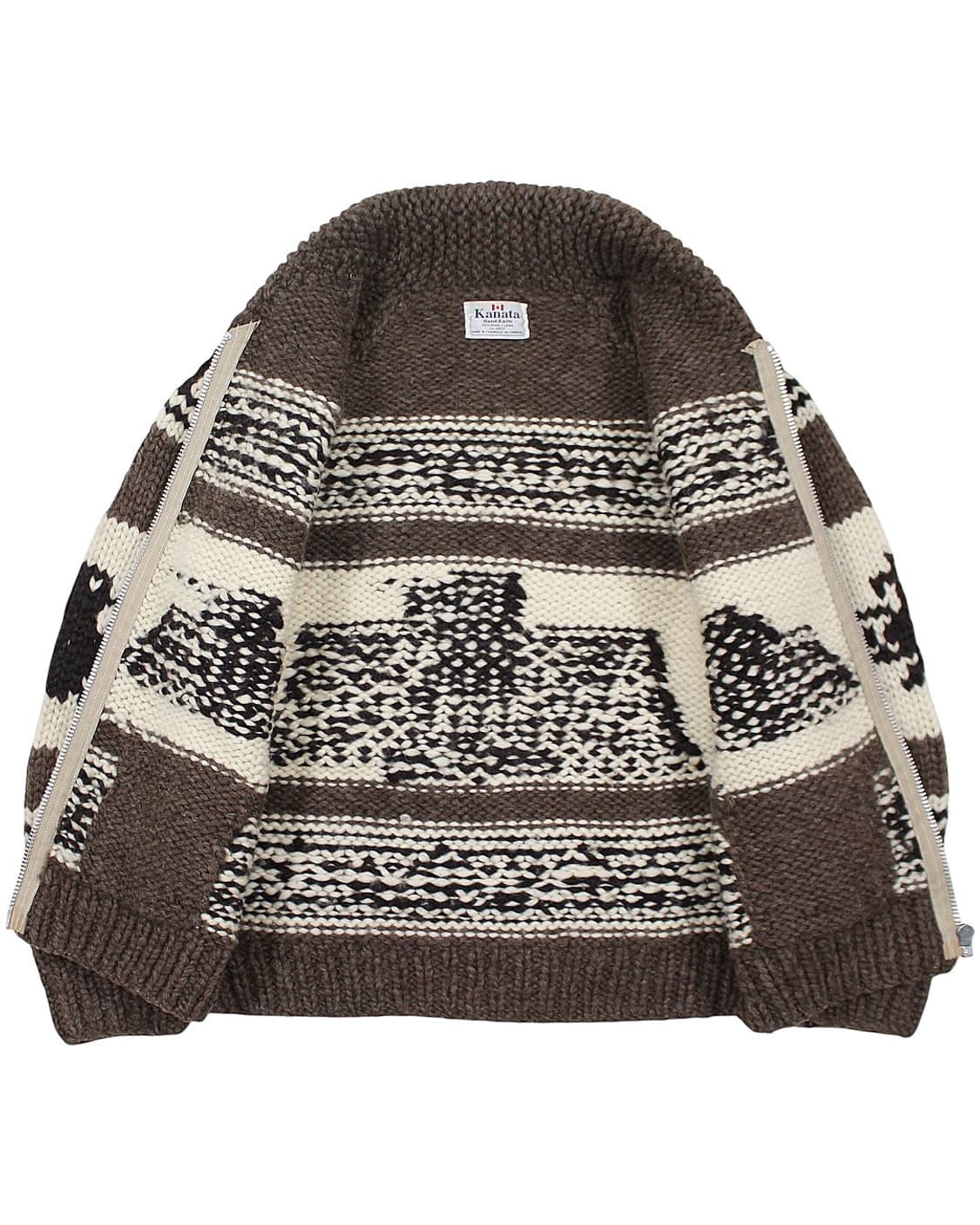 카나타 울 코위찬 집업 스웨터 썬더버드 캐나다 상품이미지3