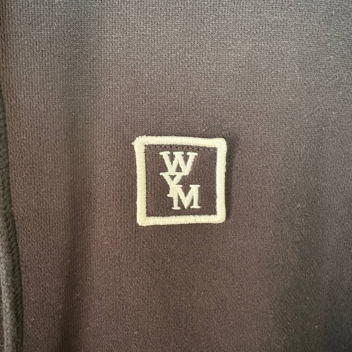 [48] 우영미 백로고 후드티 블랙 상품이미지5