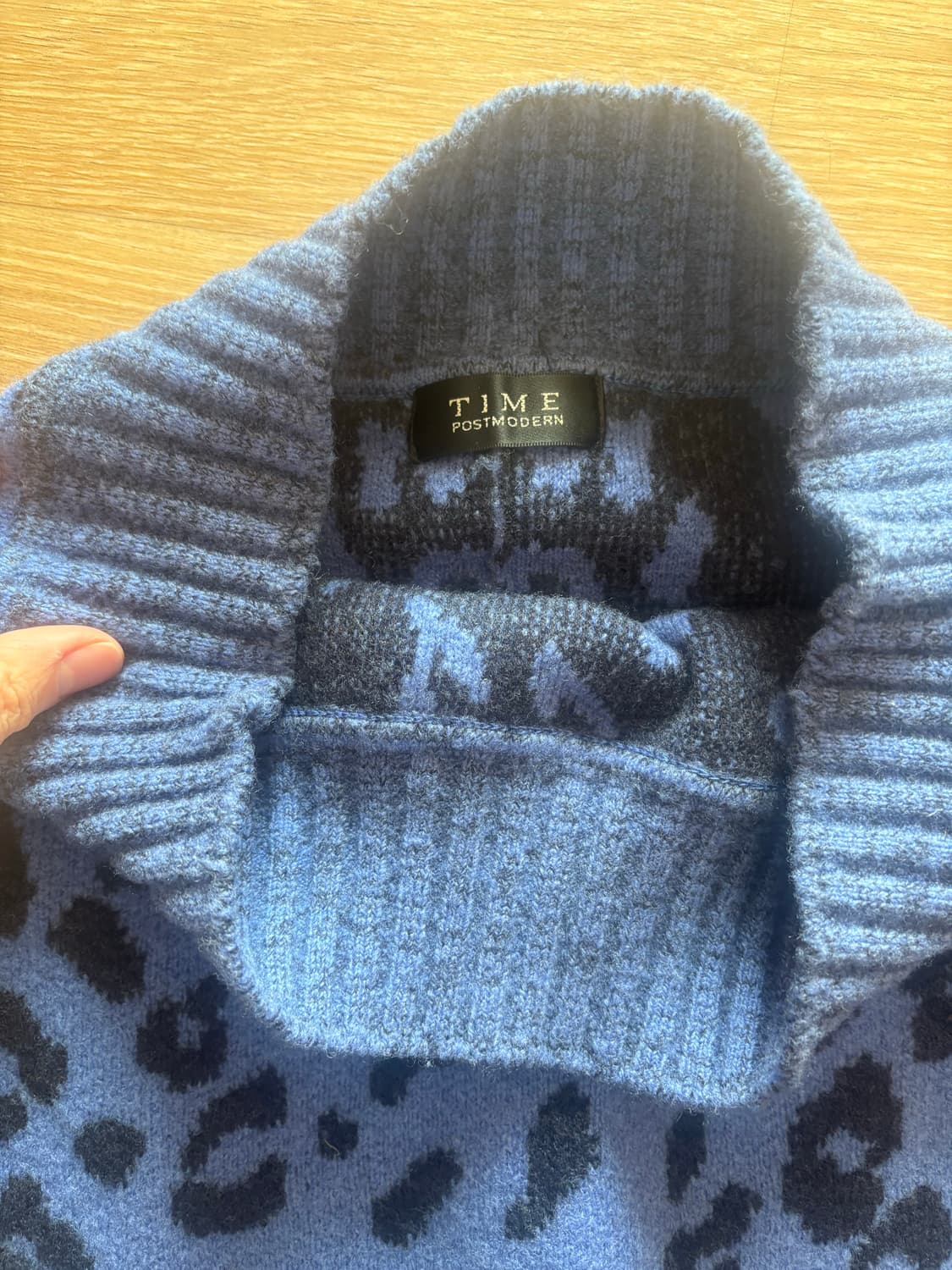 타임레오파드니트스커트 상품이미지3