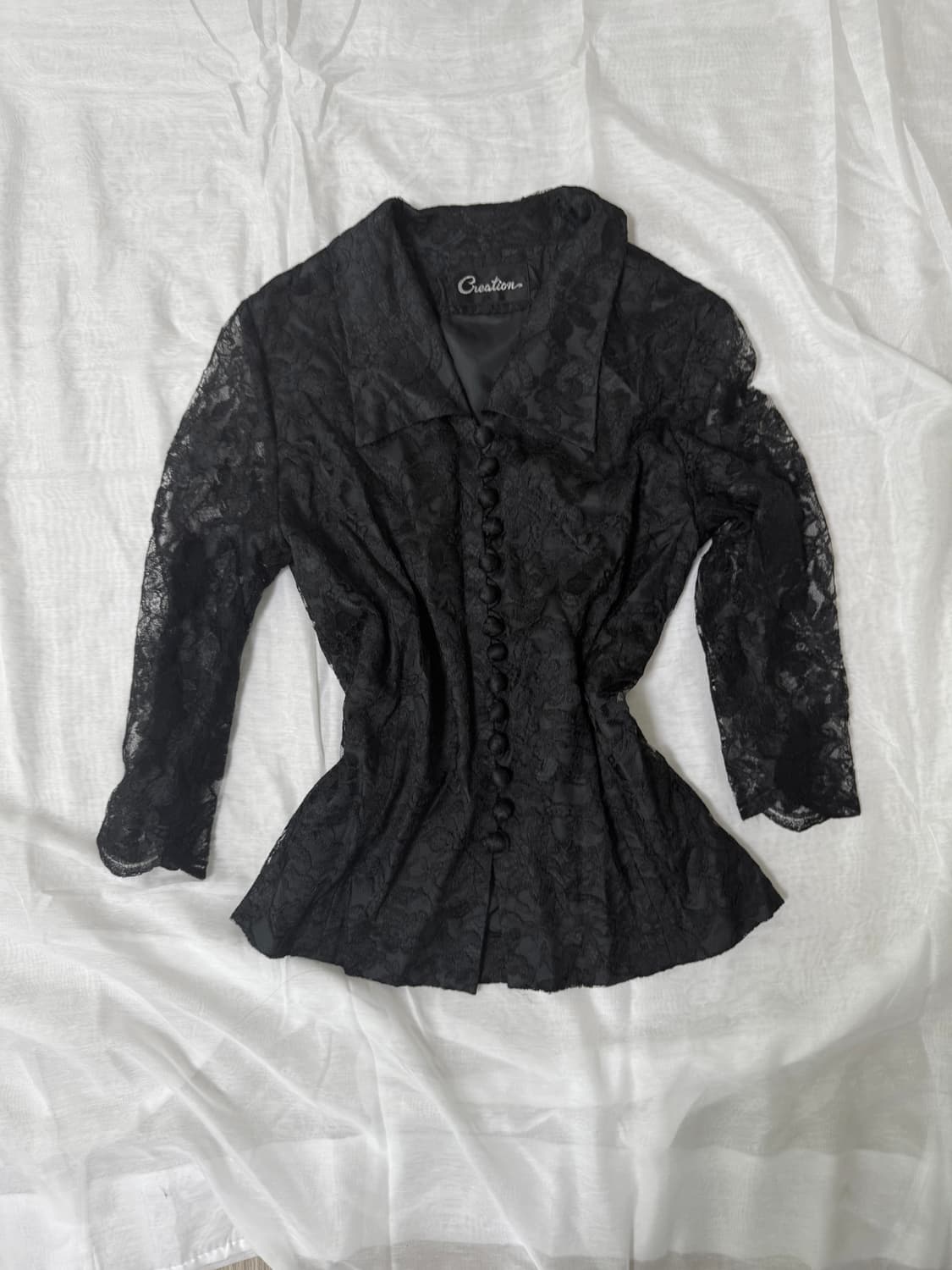 시스루 블라우스 상품이미지3