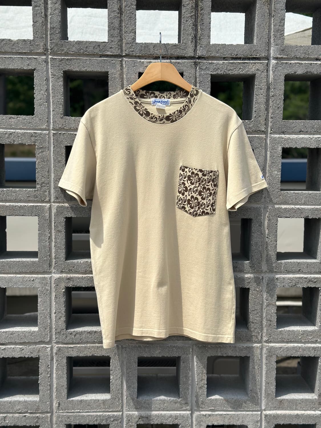 Sun Surf 알로하 포켓 반팔 티셔츠 상품이미지1
