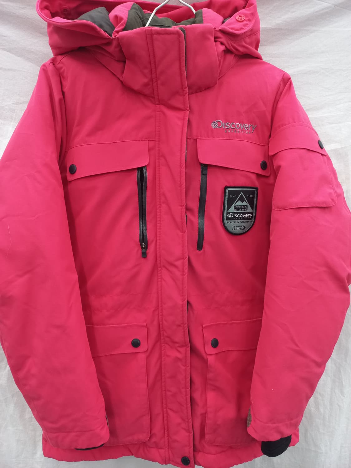 디스커버리 핑크 패딩 공용95 상품이미지1