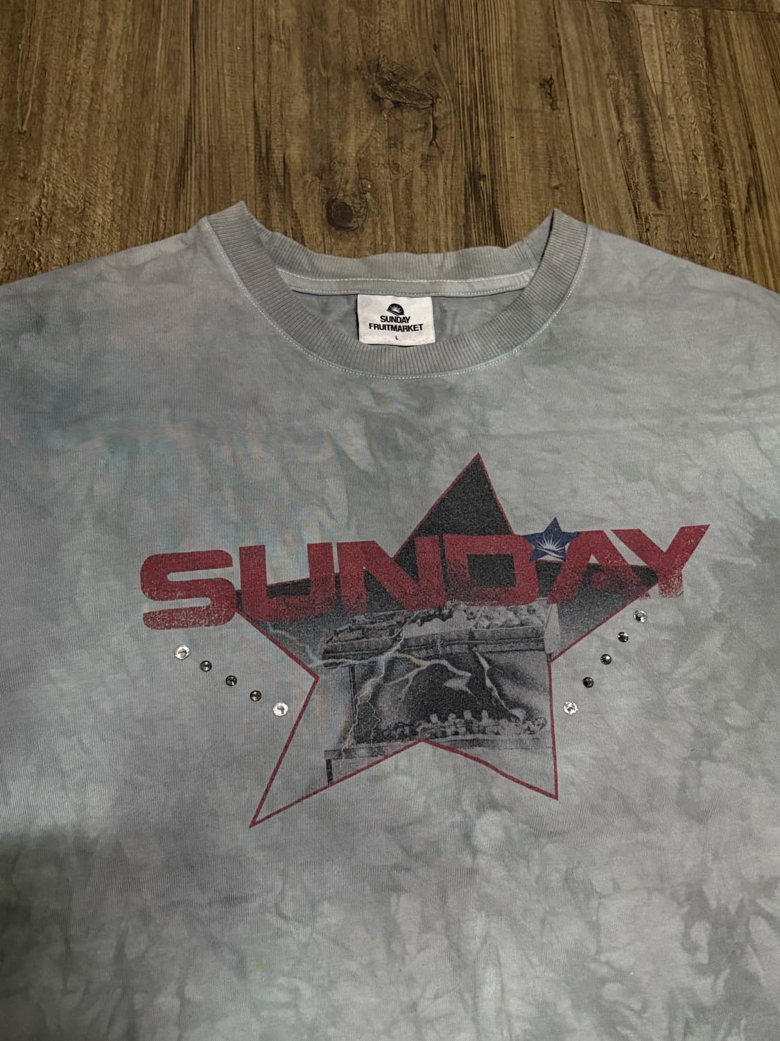 선데이후르츠 타이다이 커스텀 반팔티L 상품이미지2