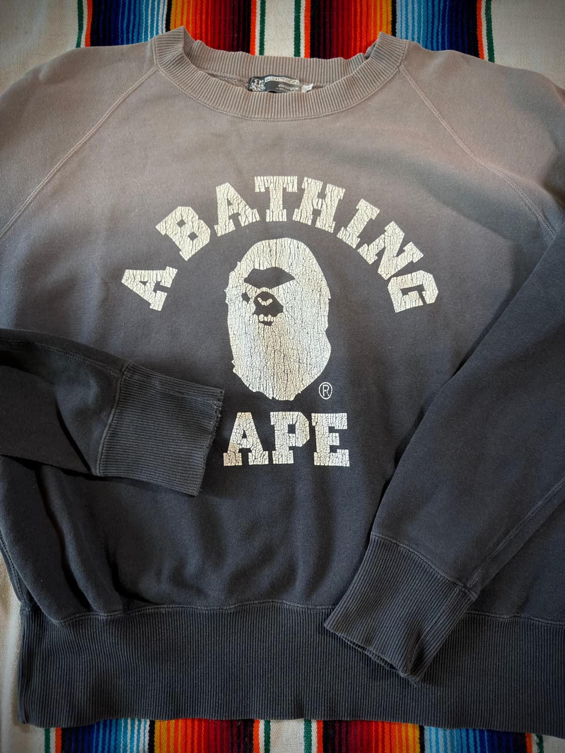 00s OG A BATHING APE 베이프 그라데이션 스웻셔츠 상품이미지3