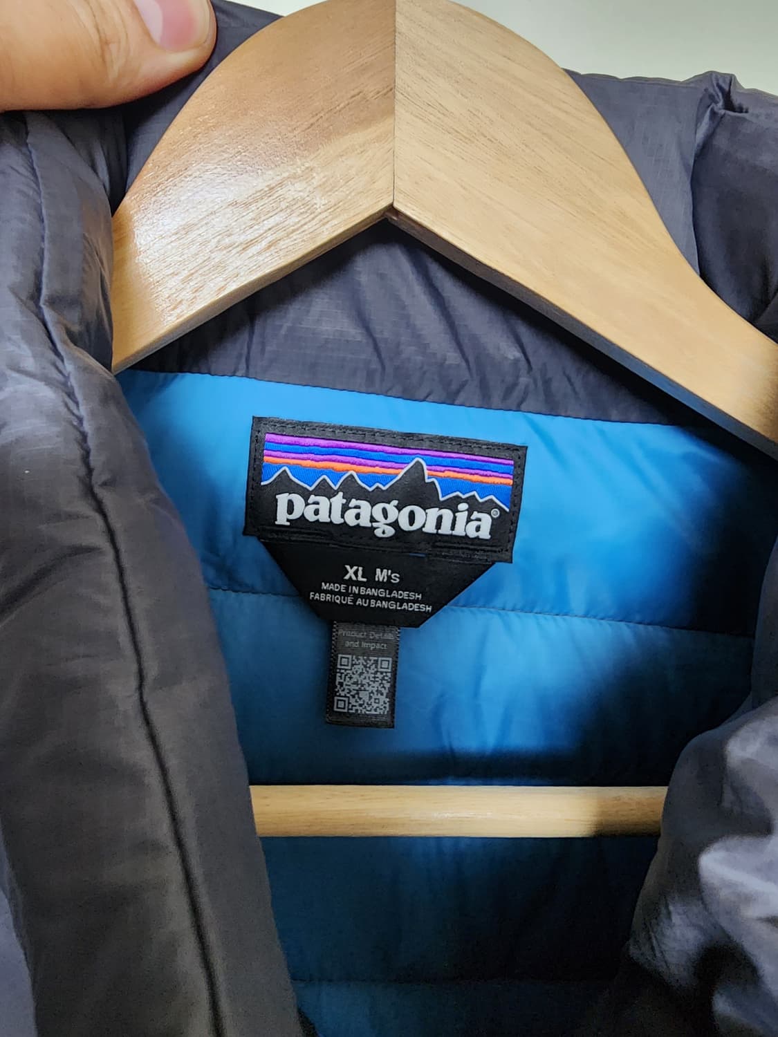 파타고니아 맨즈 다운 스웨터 포지 그레이 XL 상품이미지4