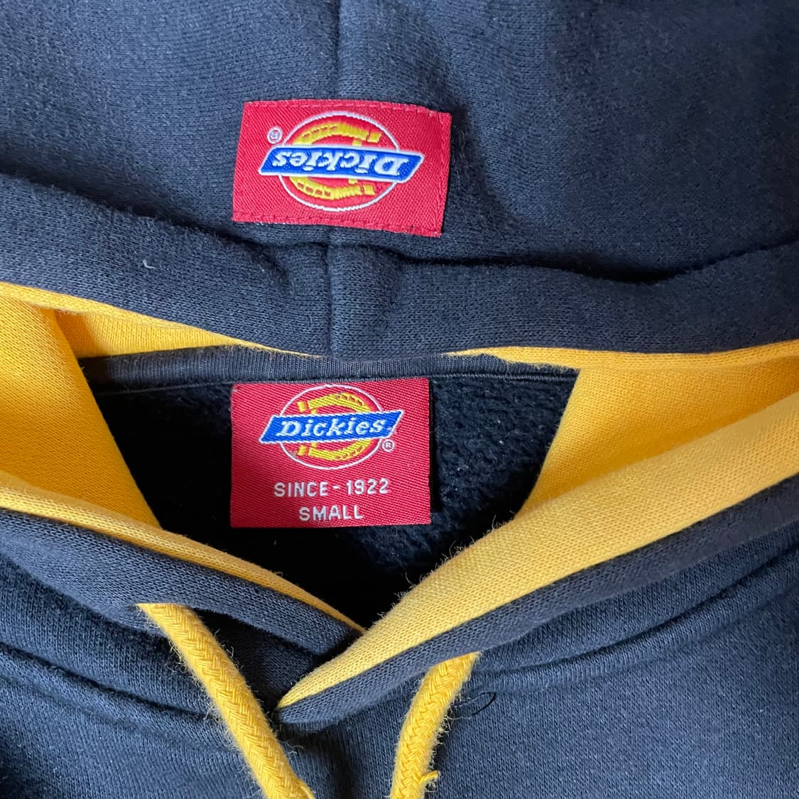 디키즈 옐로우 빅로고 스웻 후드 S 상품이미지4