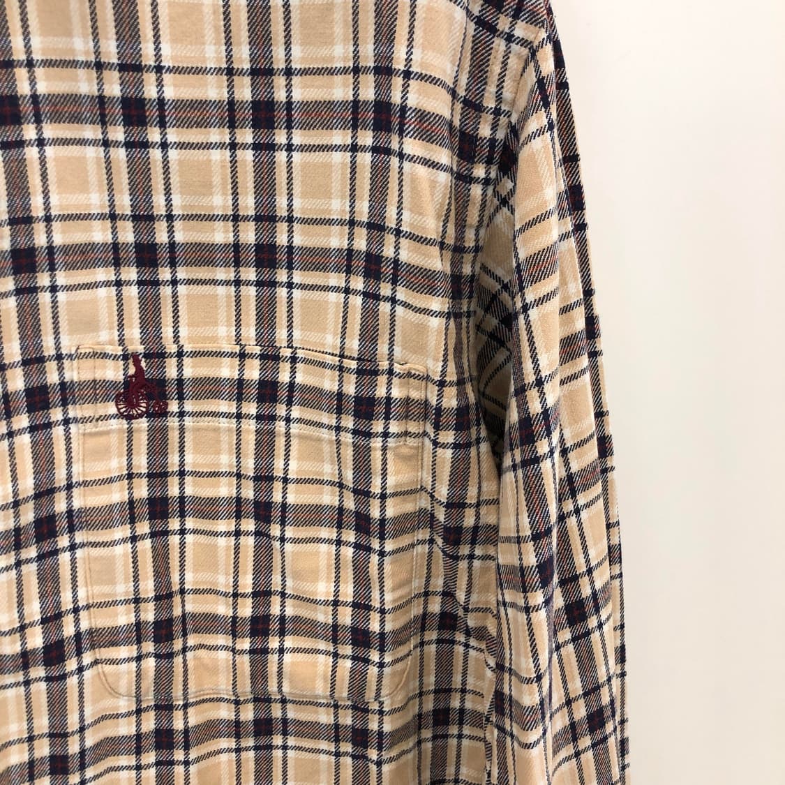 빈폴 올드스쿨 자수로고 플란넬셔츠 105 상품이미지2