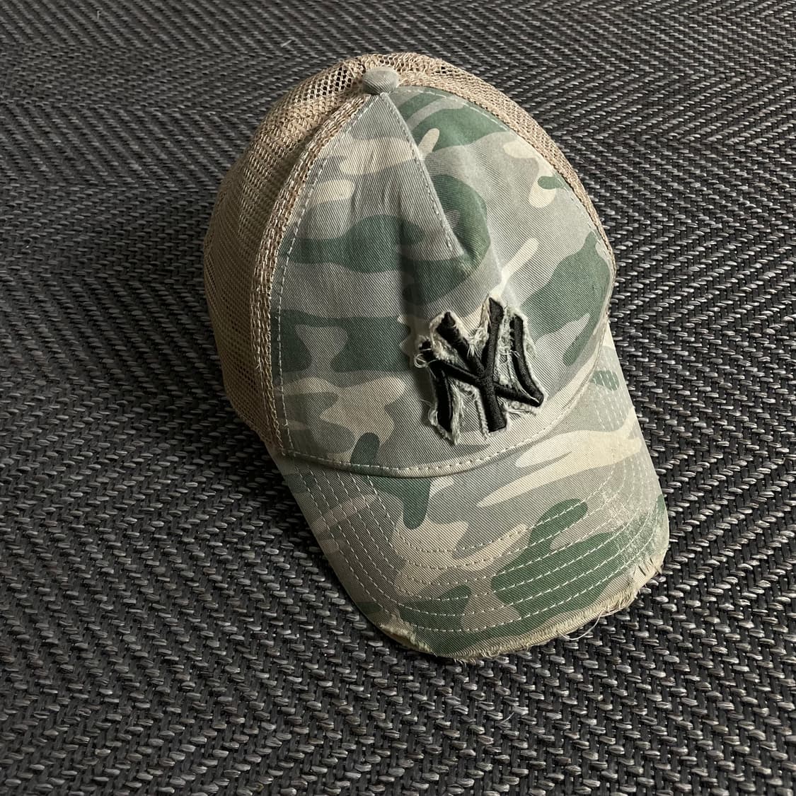 00s MLB 뉴욕 양키스 카모플라쥬 트러커 볼캡y 3307 상품이미지3