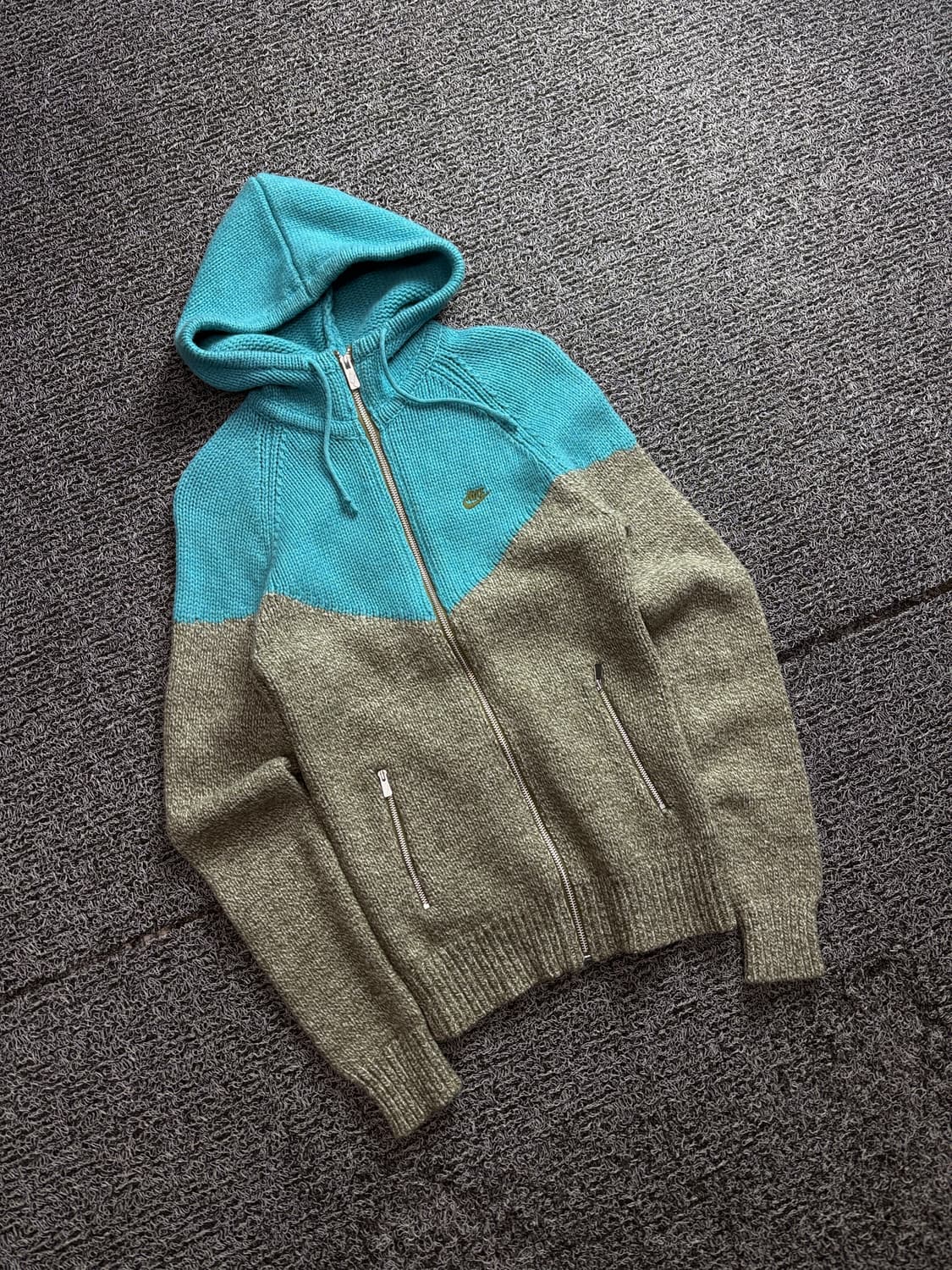 00s 나이키 퓨추라 윈드러너 배색 니트 집업 2704 상품이미지1