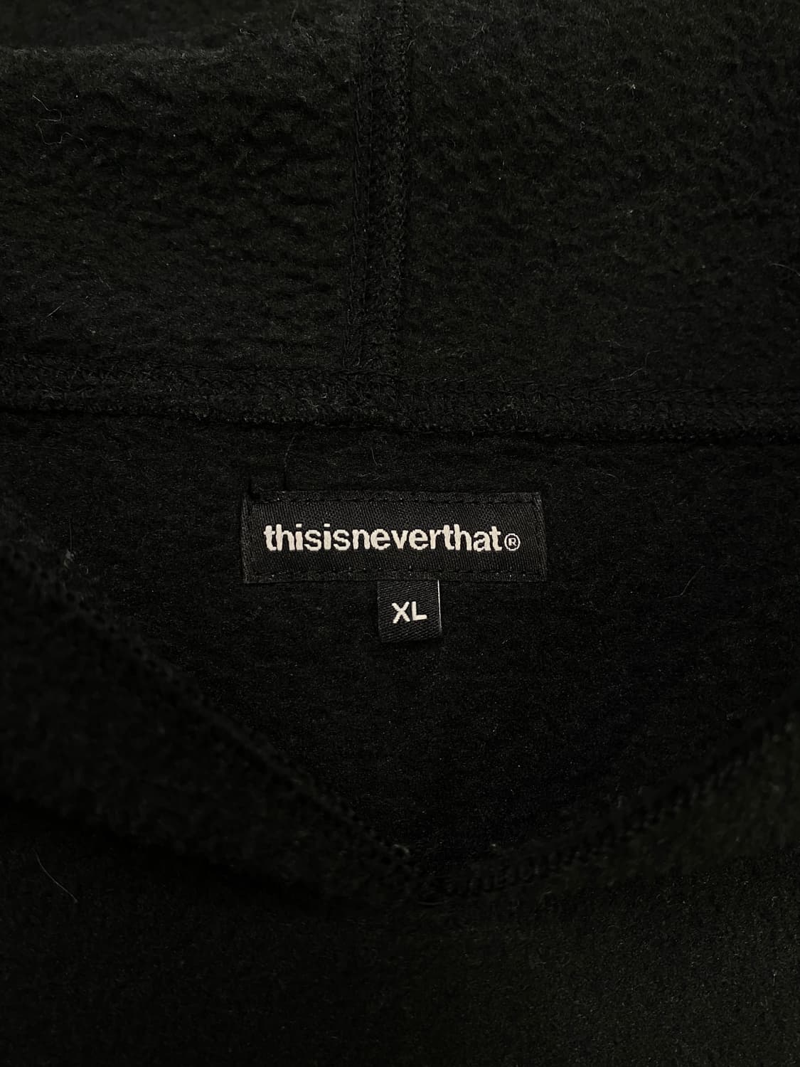 THISISNEVERTHAT스펠아웃 후리스 후드티 상품이미지3