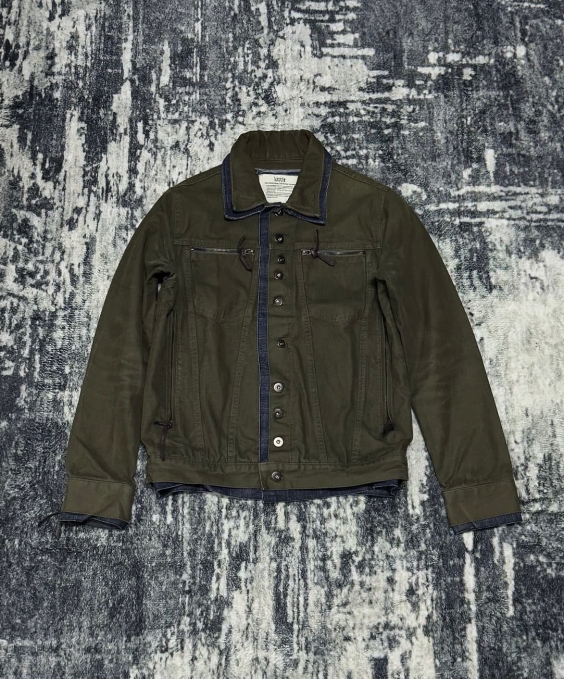 (Kittle) Denim layered Artisanal Jacket 상품이미지1