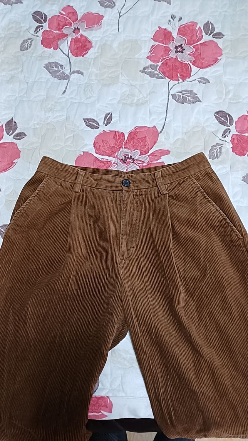 무신사 와이드 코듀로이팬츠 30인치 기장100 상품이미지2