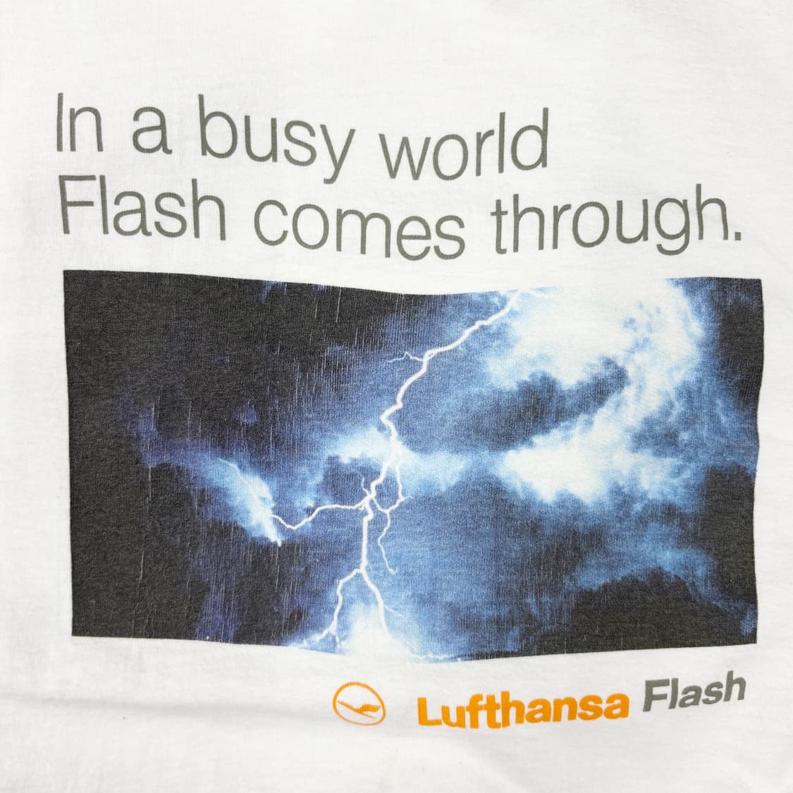 90's Lufthansa Cargo 프로모 티셔츠 상품이미지4