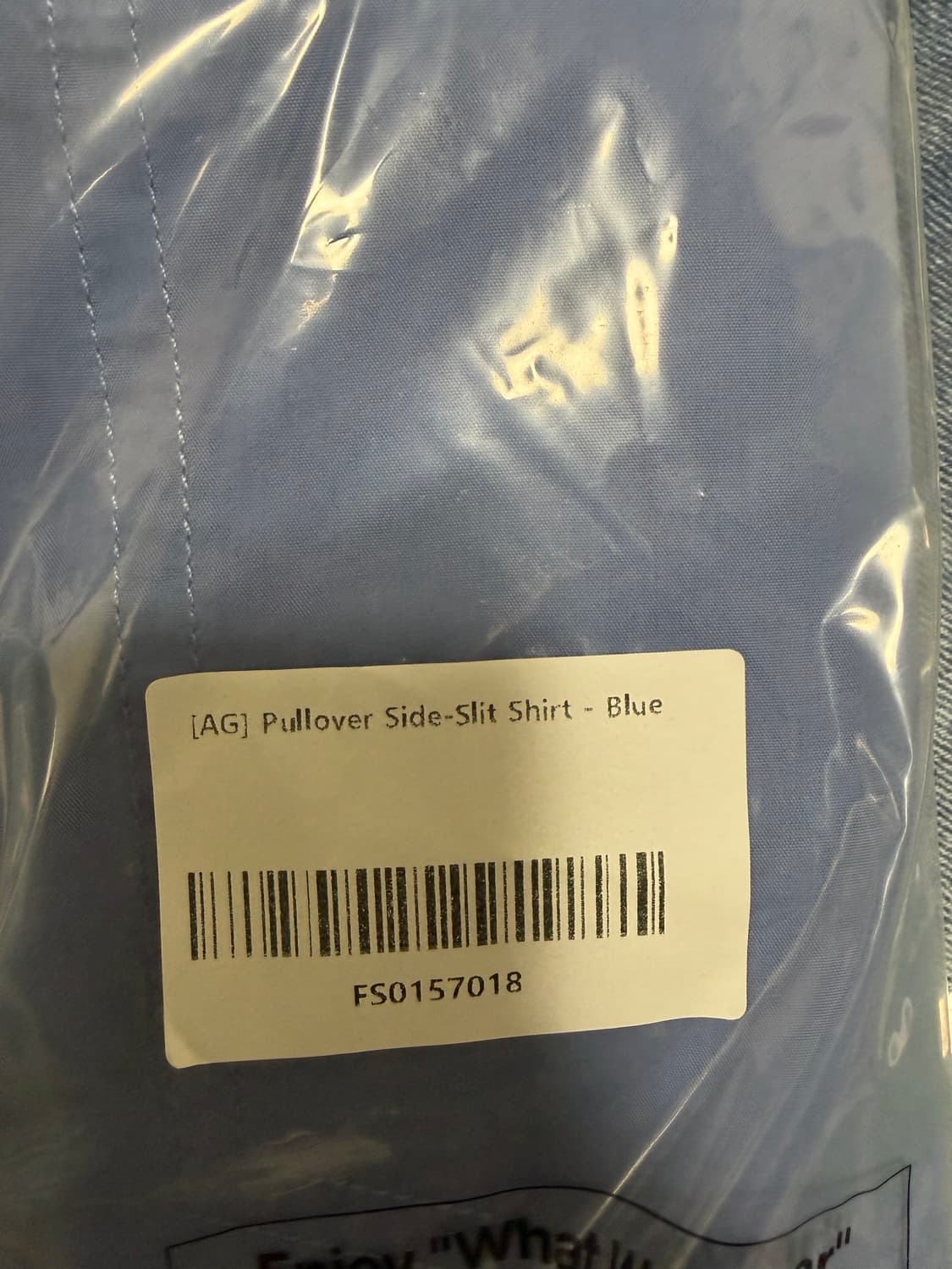 앵글런 아노락 셔츠 새상품 상품이미지2