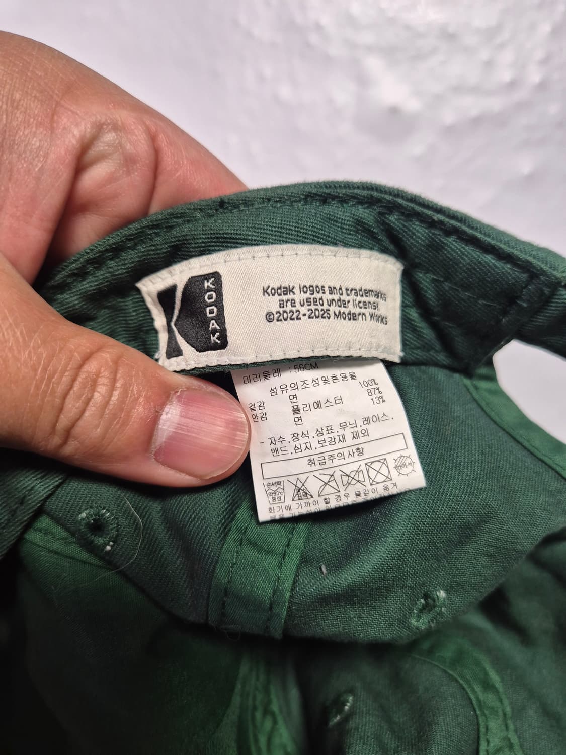 *무료배송* 코닥 볼캡 그린 56cm(상태A급) 상품이미지7