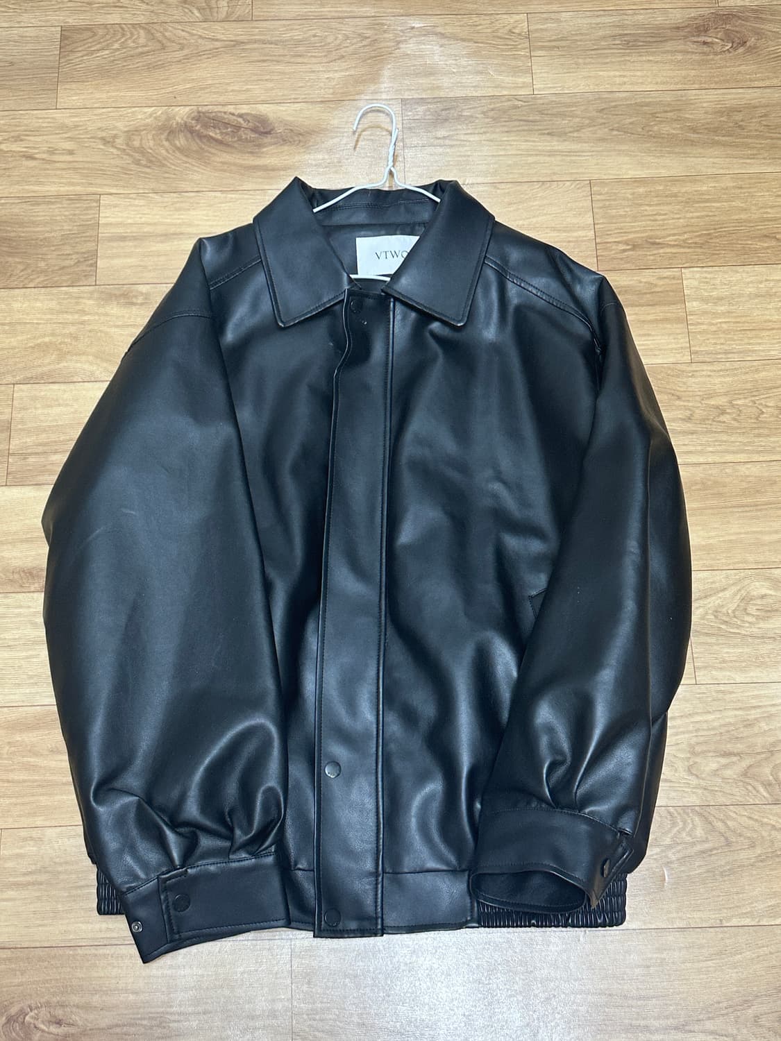 브이투 비건레더오버핏자켓 L 상품이미지2