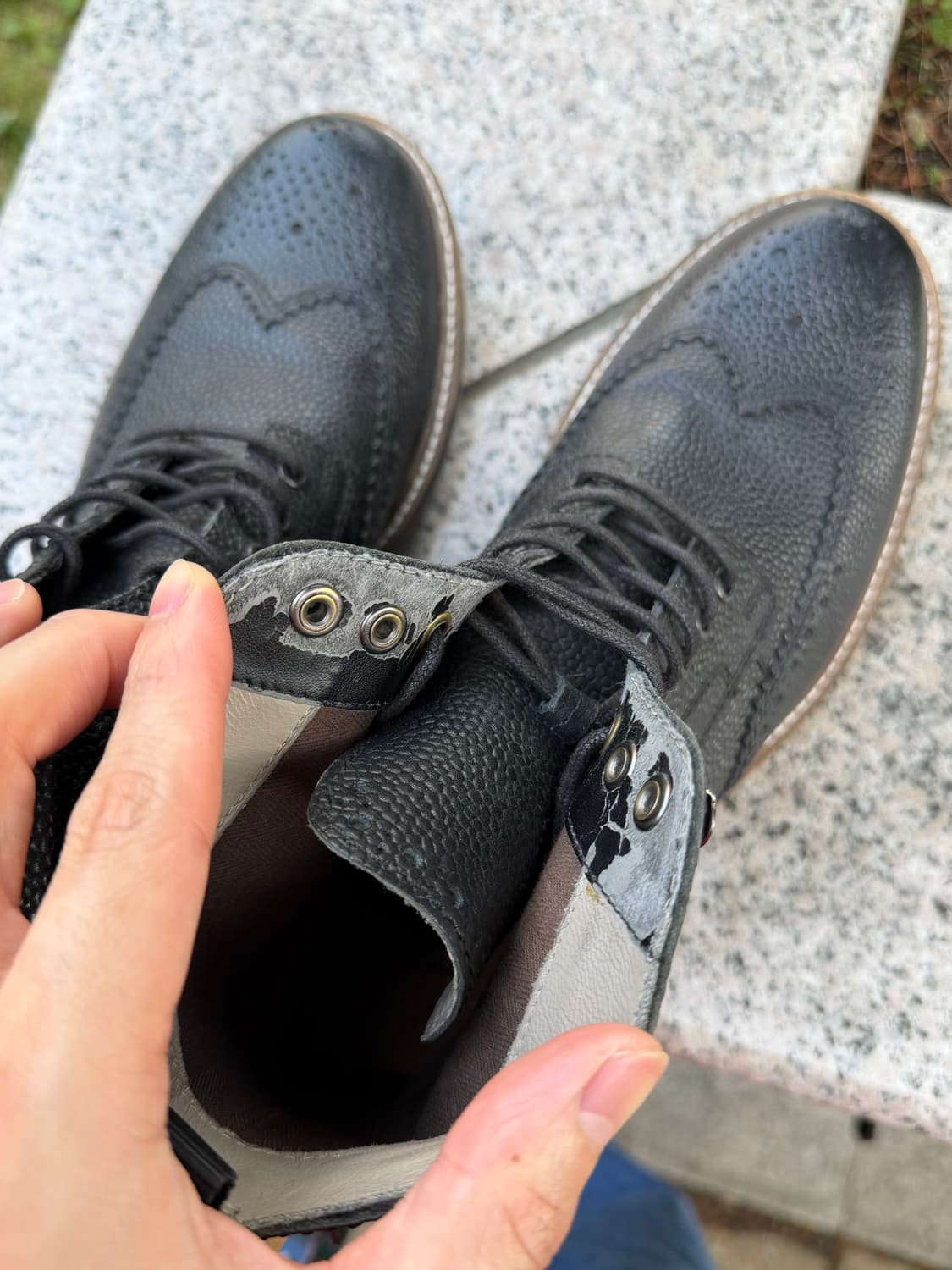 Clarks 클락스 몽마트 윙팁 레더 부츠 상품이미지9