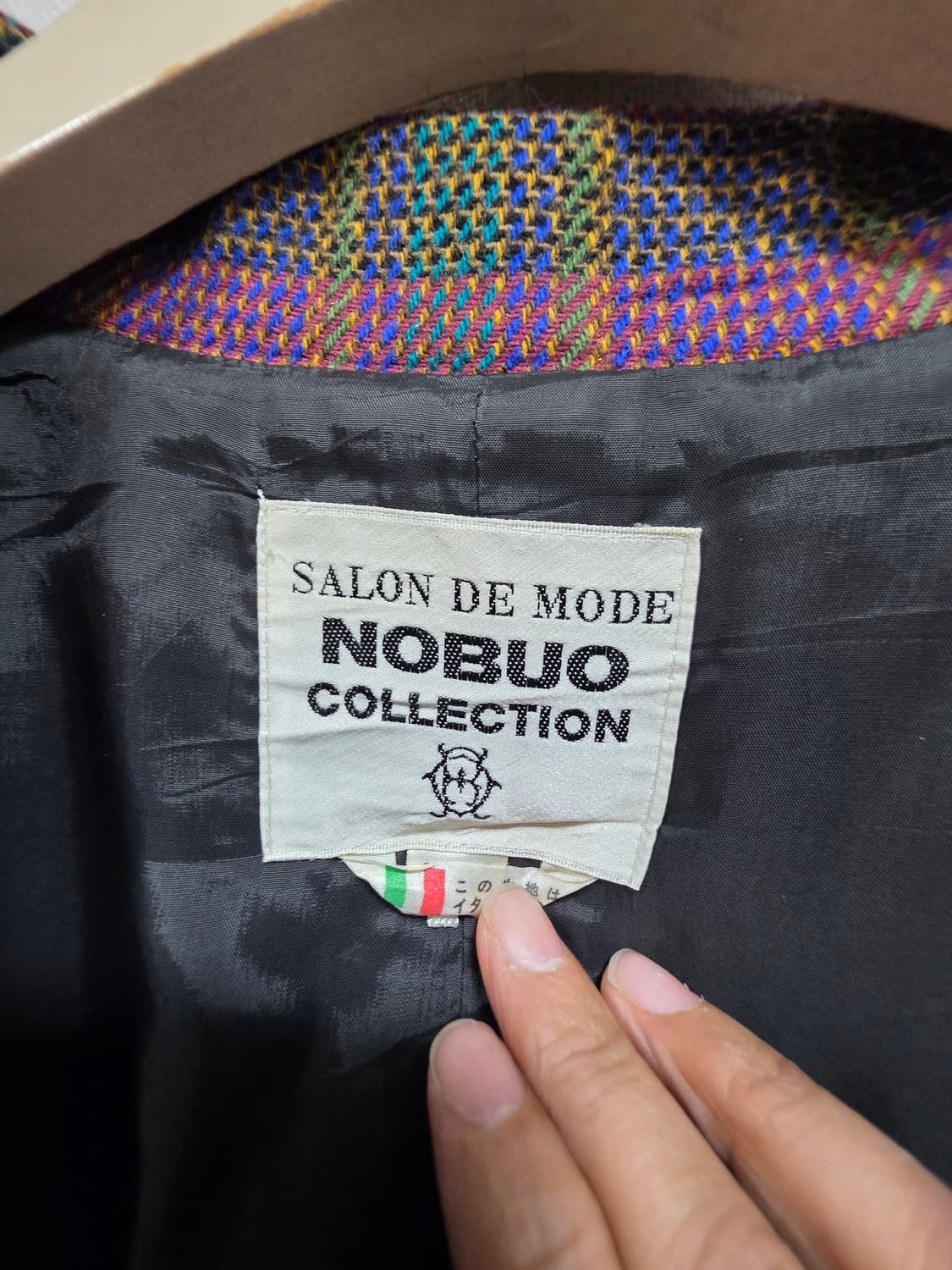 일본 체크자켓  상품이미지3