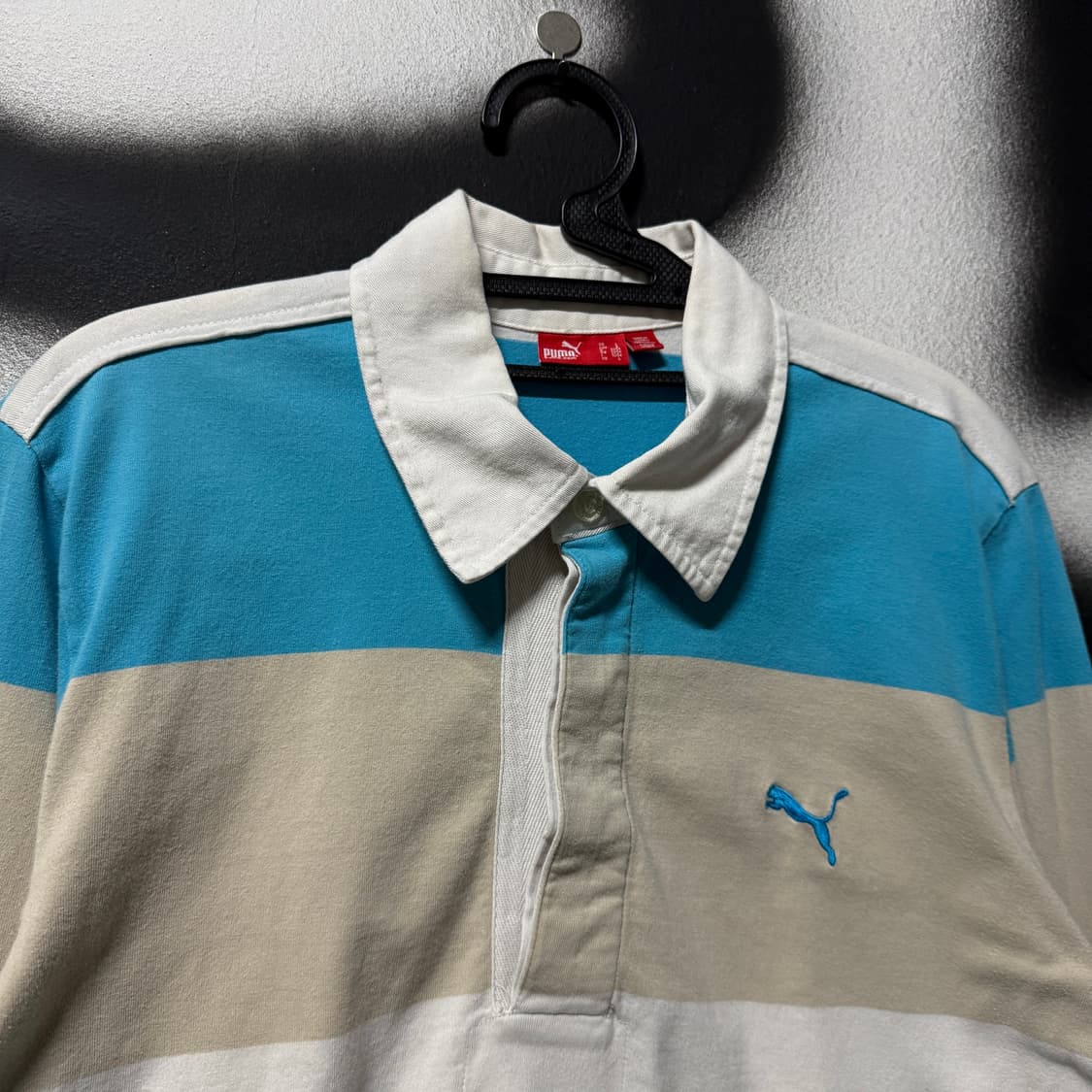 푸마 올드스쿨 스트라이프 럭비 피케 긴팔 티셔츠 상품이미지3