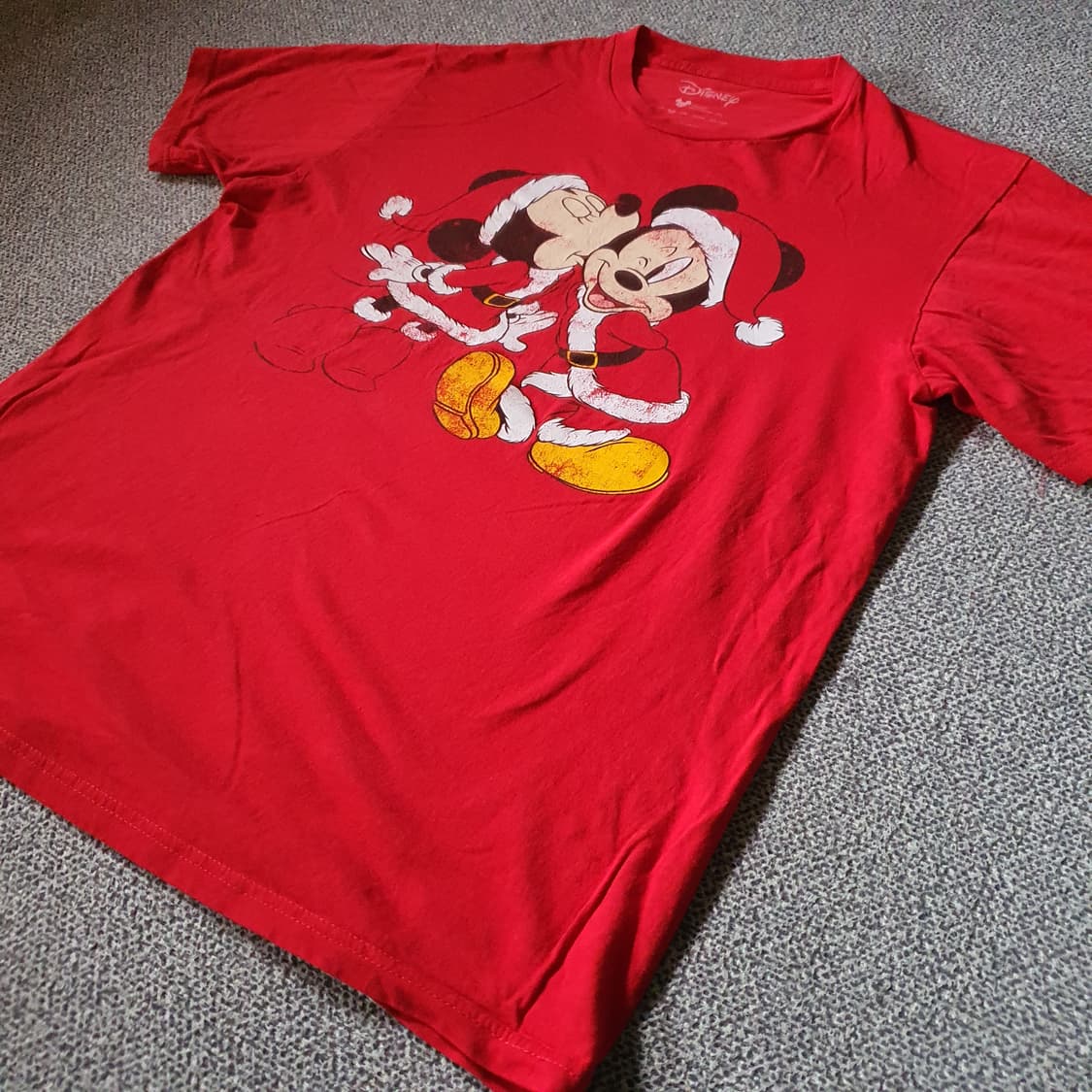 디즈니 크리스마스 미키 마우스 티셔츠 no.44 상품이미지2