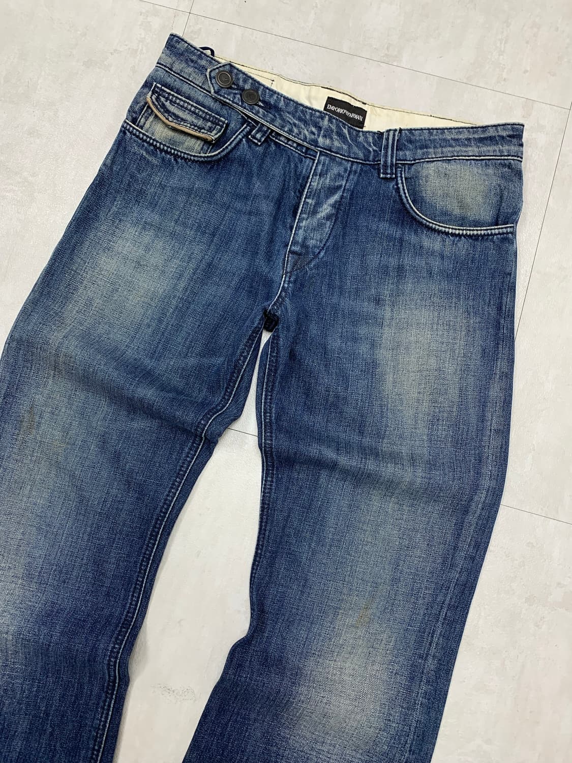 아르마니 익스체인디 데님 워싱 팬츠 #663 상품이미지2