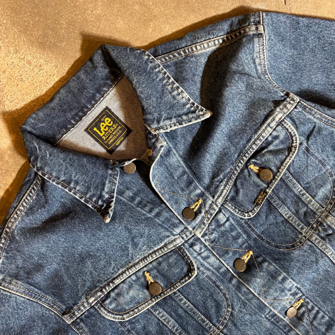 일본 리 101j 데님 트러커 자켓 상품이미지4