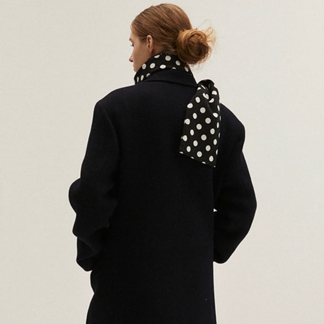 포지타니 미니 도트 머플러 상품이미지2