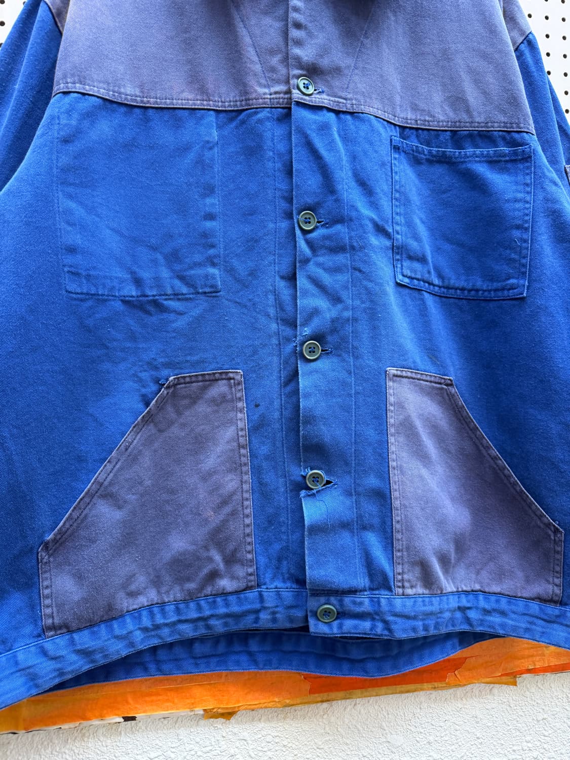 1990s GERMAN TWO-TONE BLOUSON 프렌치 투톤봄버자켓 상품이미지6