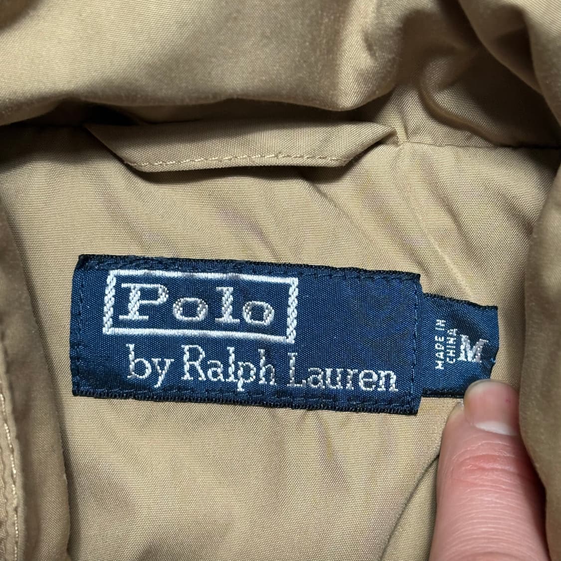 M 폴로랄프로렌 베이지 페리 폴리쉘 자켓 상품이미지4