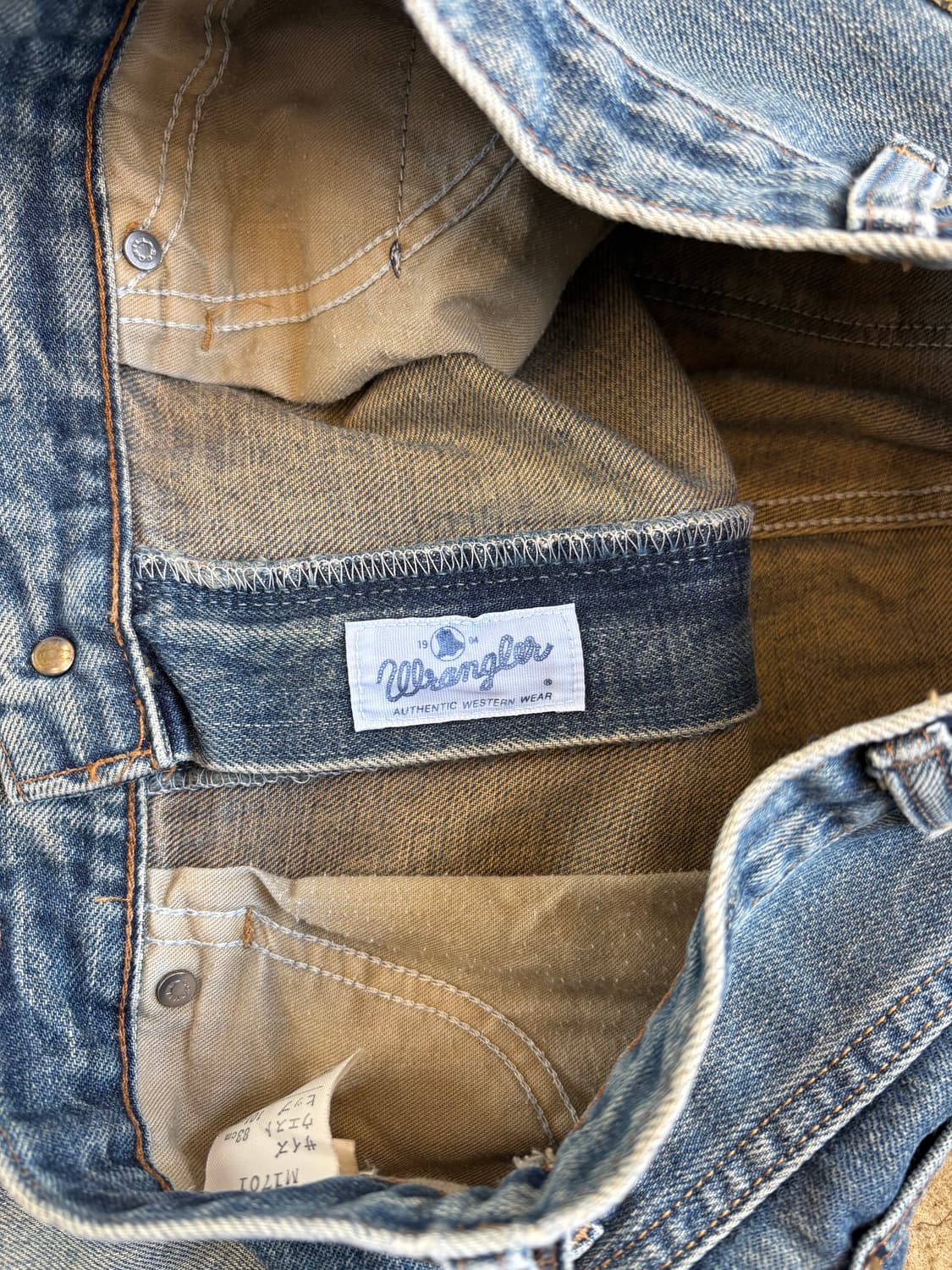 00s 랭글러 재팬 빈티지 데님 팬츠 상품이미지4