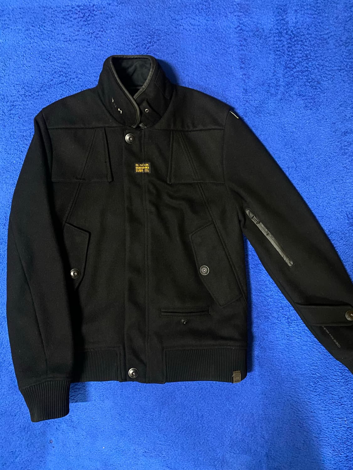 G-Star RAW 빈티지 레어 블랙 웨스턴 봄버 자켓 상품이미지2