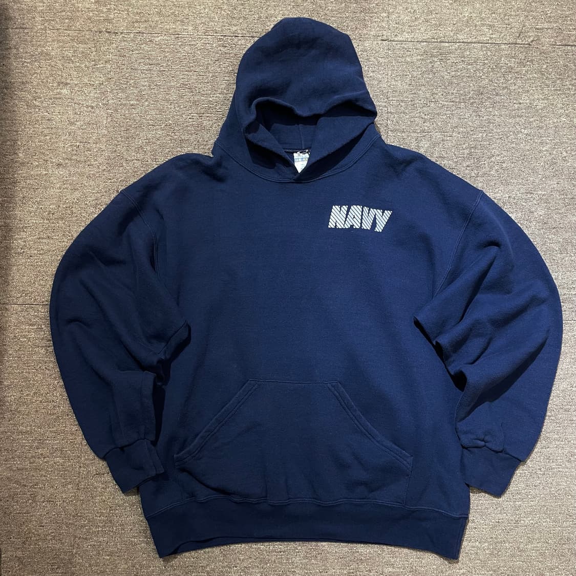 (L) USA Soffe NAVY 밀리터리 미해군 후드티 상품이미지1