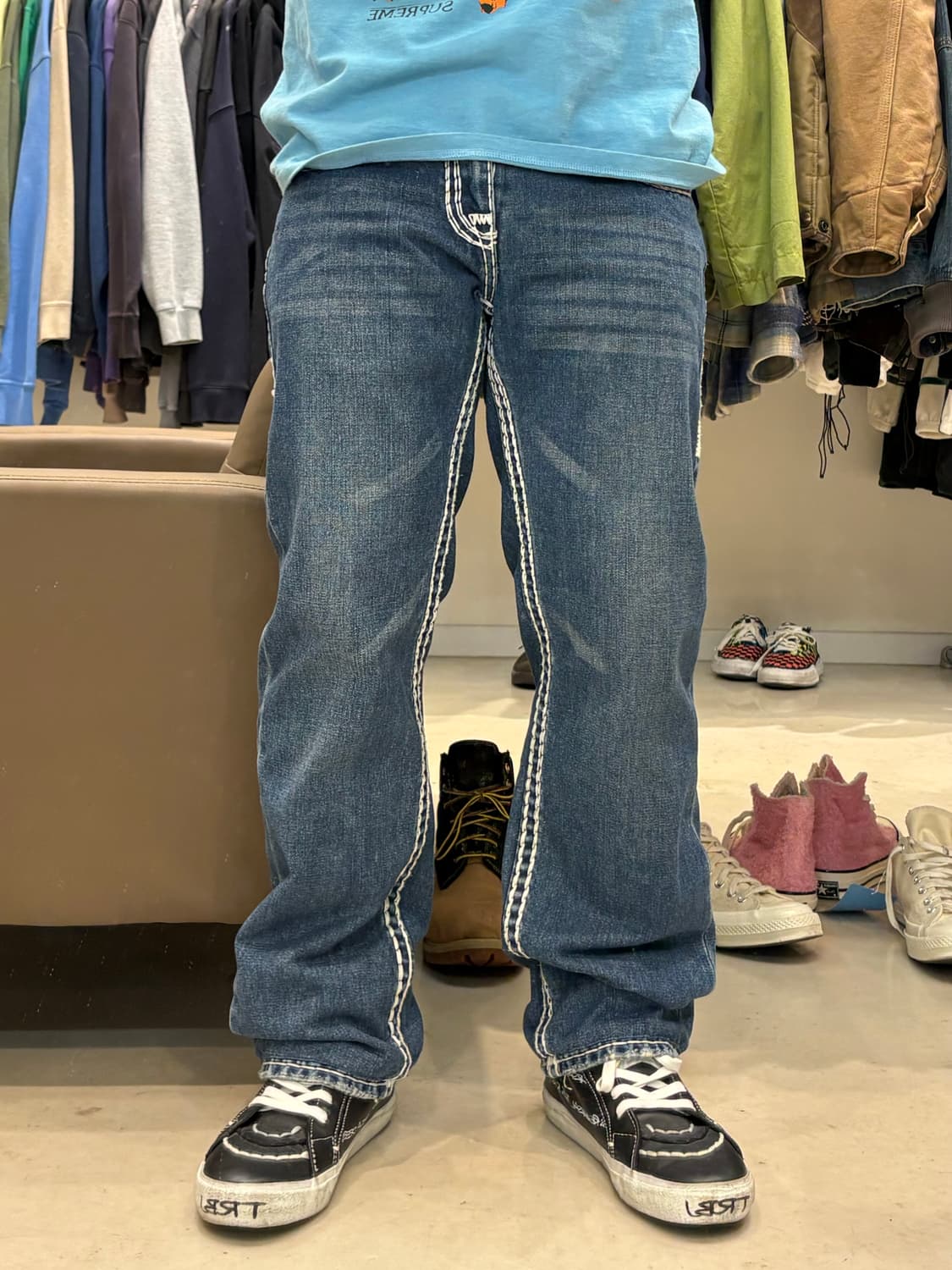 트루릴리젼 빌리 슈퍼 T 데님 팬츠 상품이미지8