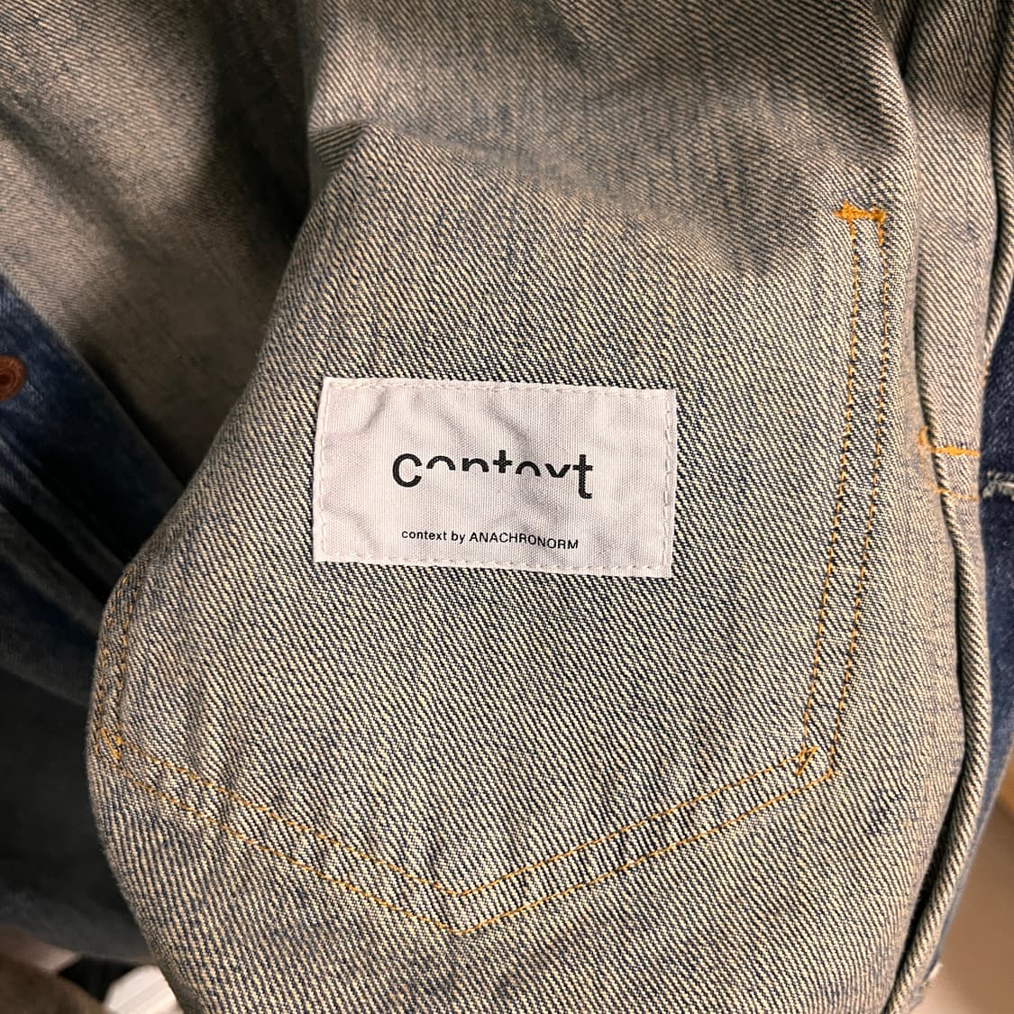 [03] CONTEXT-005 프론트 턱 데님 자켓 상품이미지4