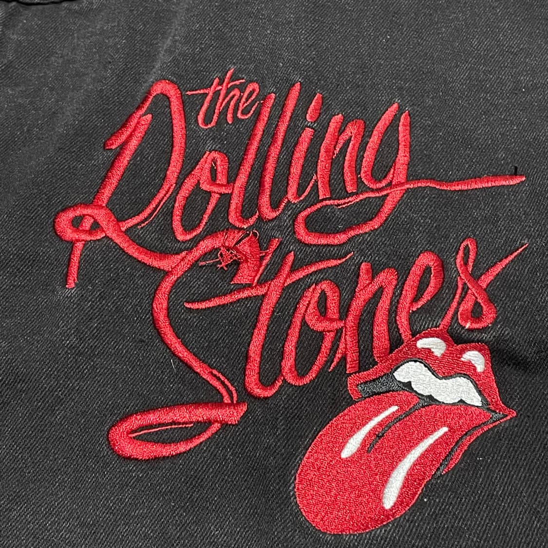 [M] 롤링스톤즈 블랙 데님 크롭 자켓 상품이미지6