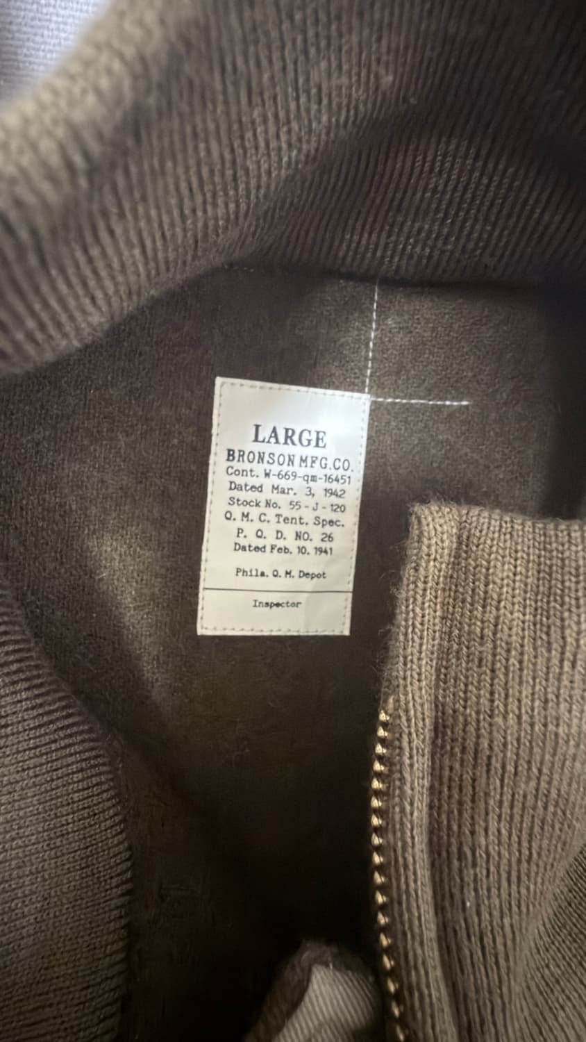 브론슨 택시드라이버 탱커 자켓 L사이즈 상품이미지3