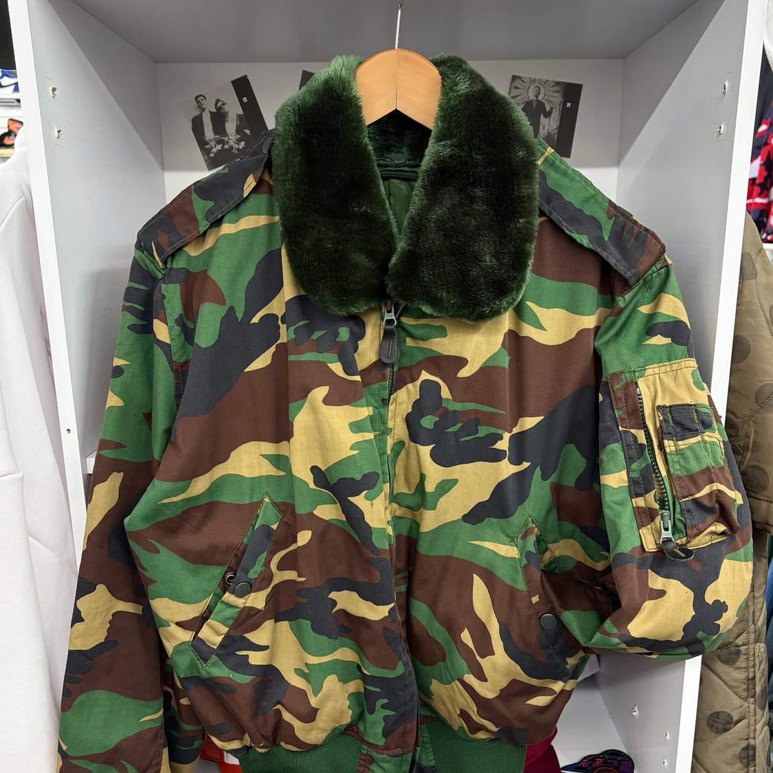 (M) 밀리터리 카모플라쥬 MA-1 탱커 자켓 상품이미지2