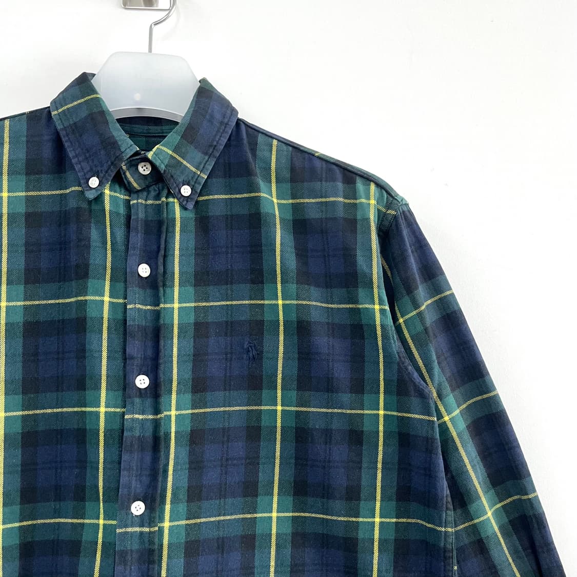 폴로 랄프로렌 타탄체크 오버핏 셔츠 남방 상품이미지4