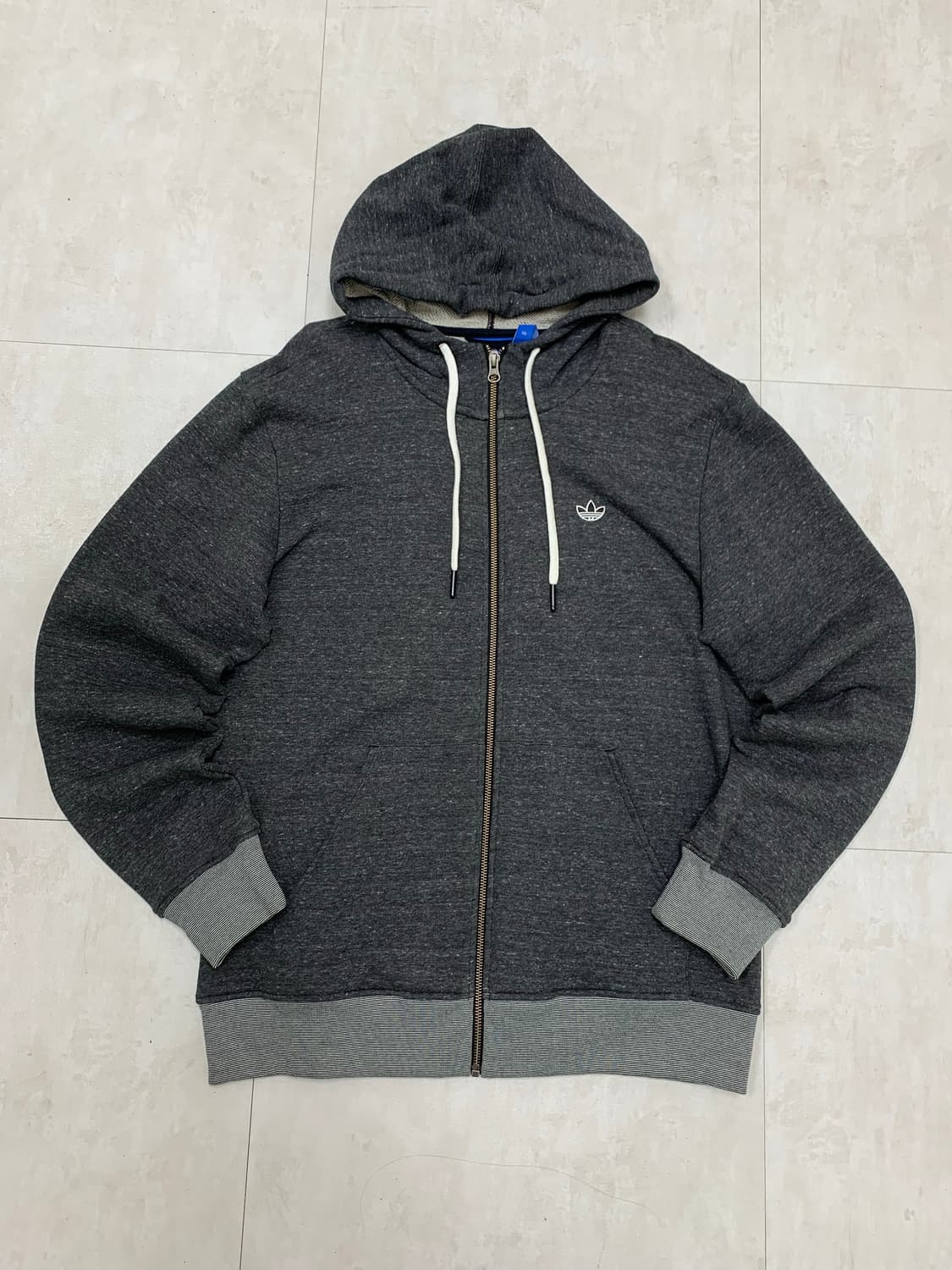 아디다스 차콜 후드집업 #396 상품이미지1