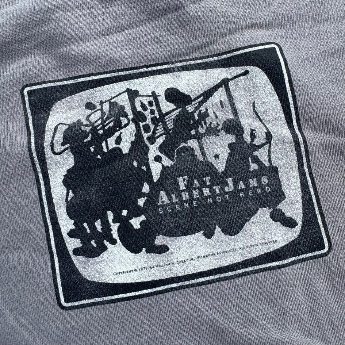 [L] 90s Scene Not Herd Fat Albert 프린팅 티 상품이미지7