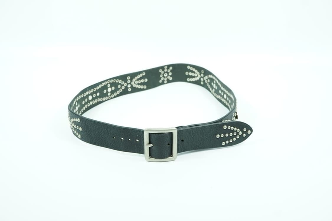 유니크 골드 스네이크 스터드 큐빅 포인트 벨트 상품이미지4