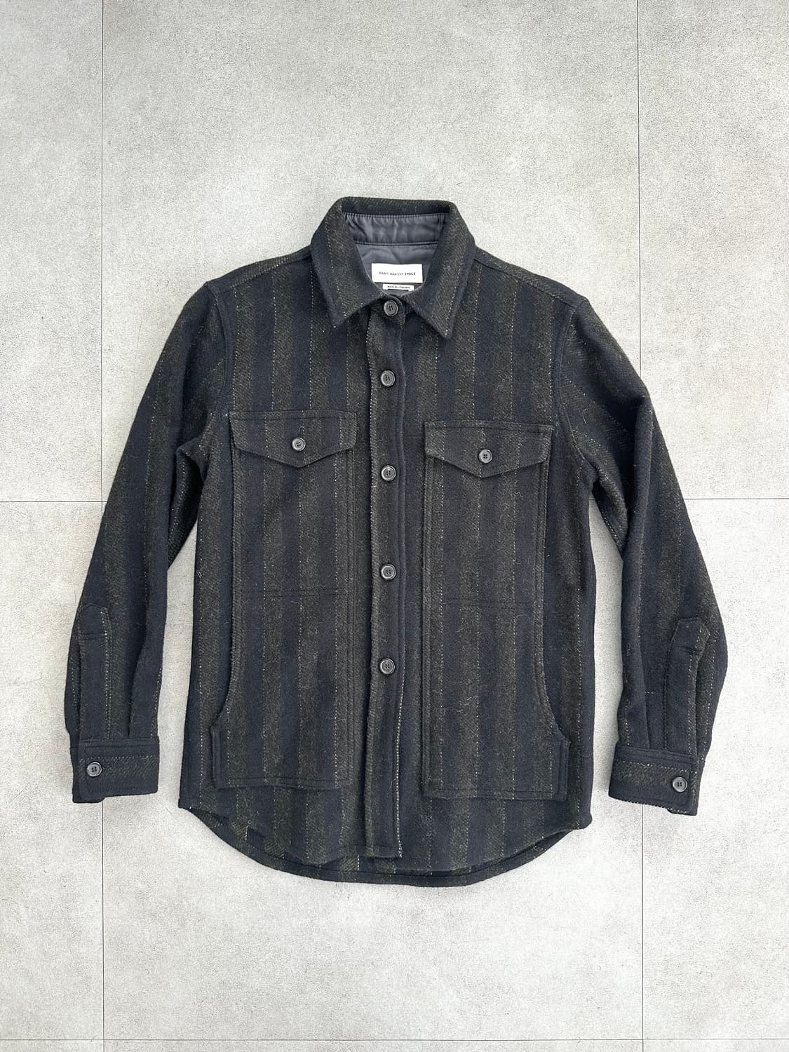 이자벨마랑 스트라이프 울 셔츠 자켓 상품이미지1