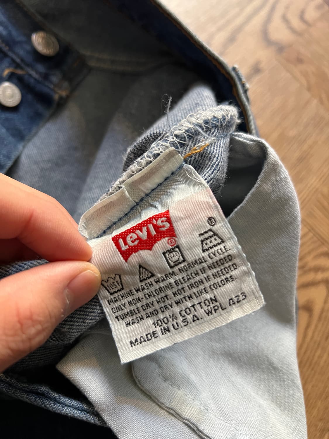 [31]90's 리바이스 501 Made in USA 데님 팬츠 S3 상품이미지6