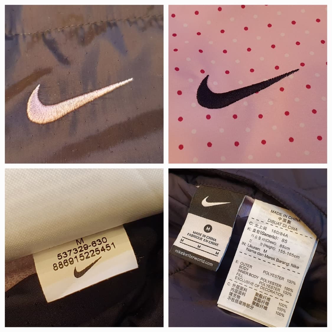 66.나이키 양면 후드패딩 상품이미지9